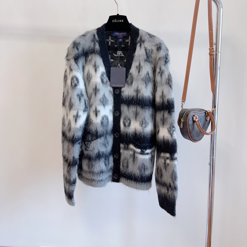 LV Unisex Mohair Cardigan