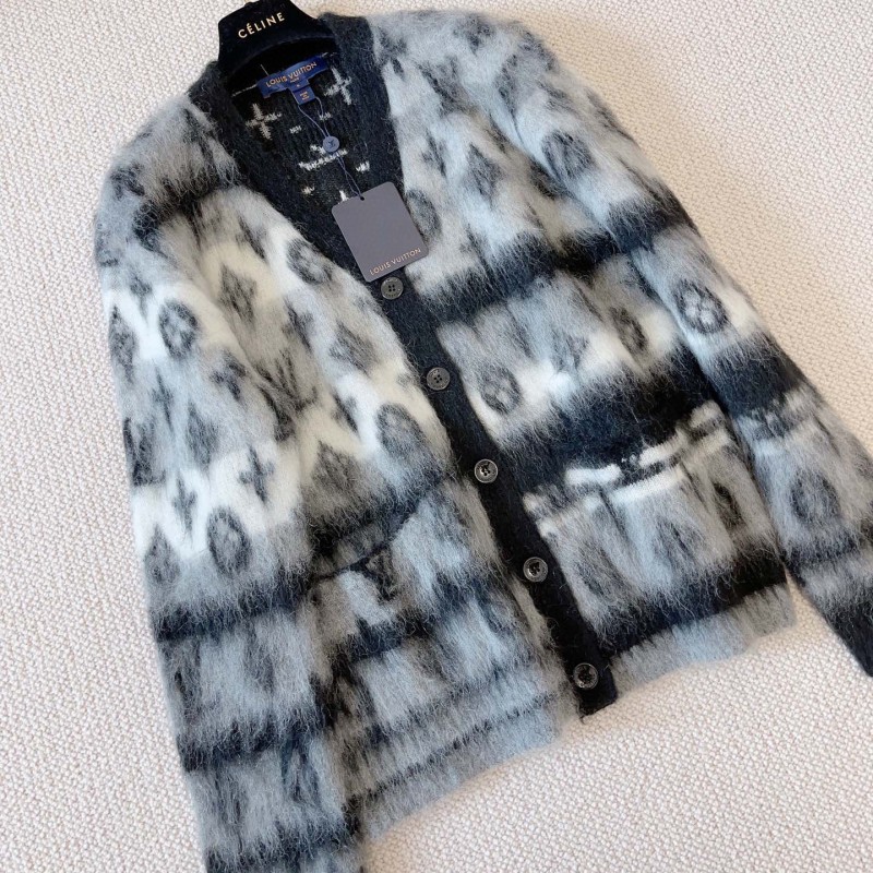 LV Unisex Mohair Cardigan