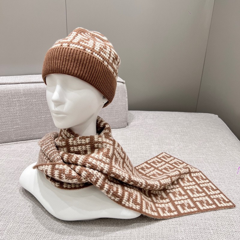 Fendi Scarf / Beanie Hat