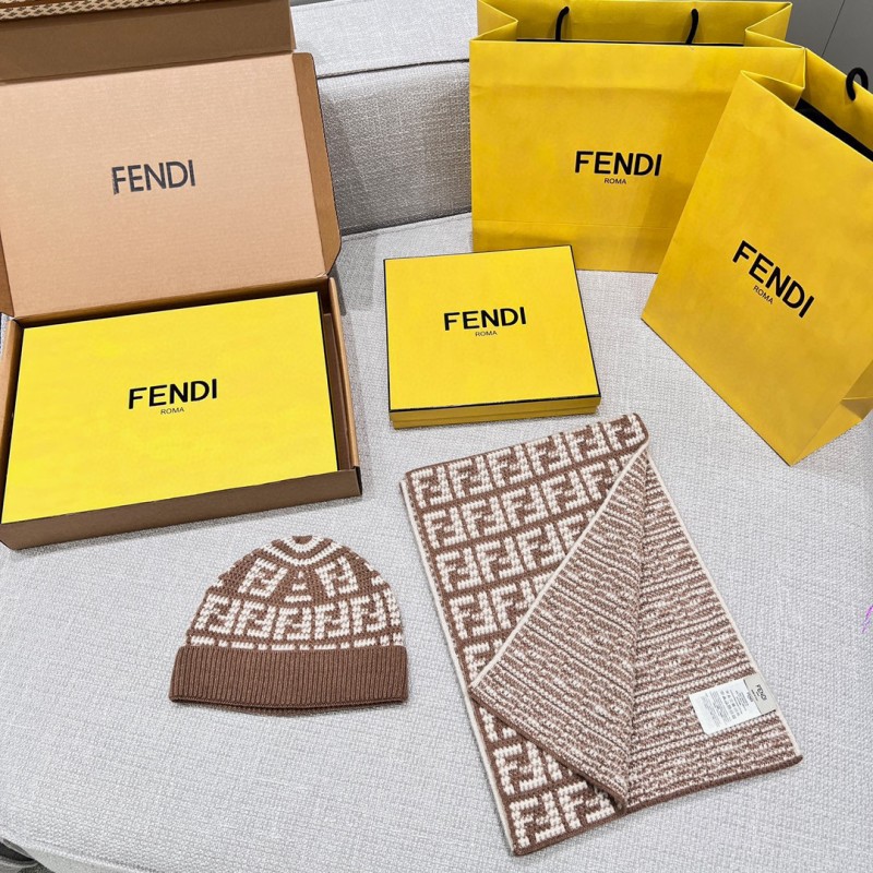 Fendi Scarf / Beanie Hat