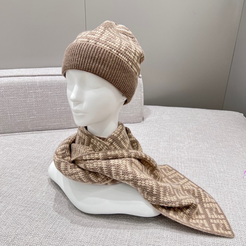 Fendi Scarf / Beanie Hat