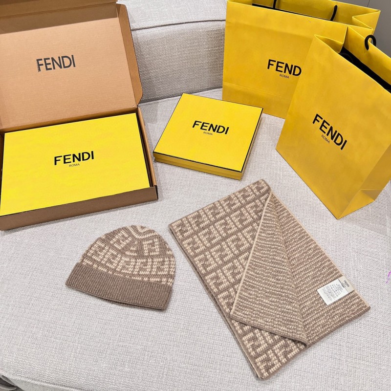 Fendi Scarf / Beanie Hat