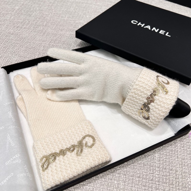 Chanel Scarf / Beanie Hat / Glove