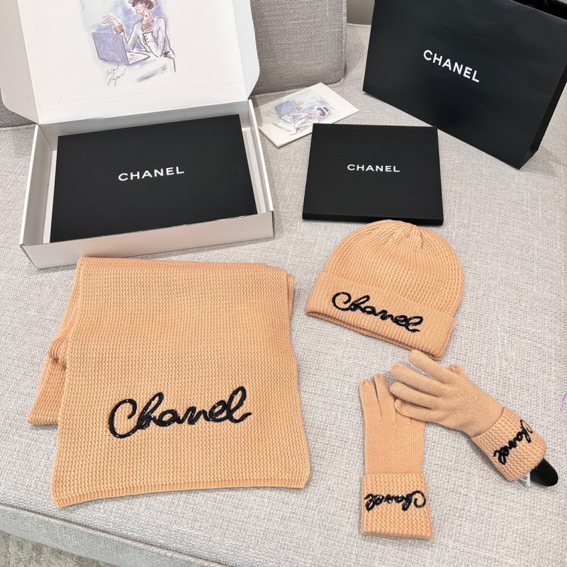 Chanel Scarf / Beanie Hat / Glove