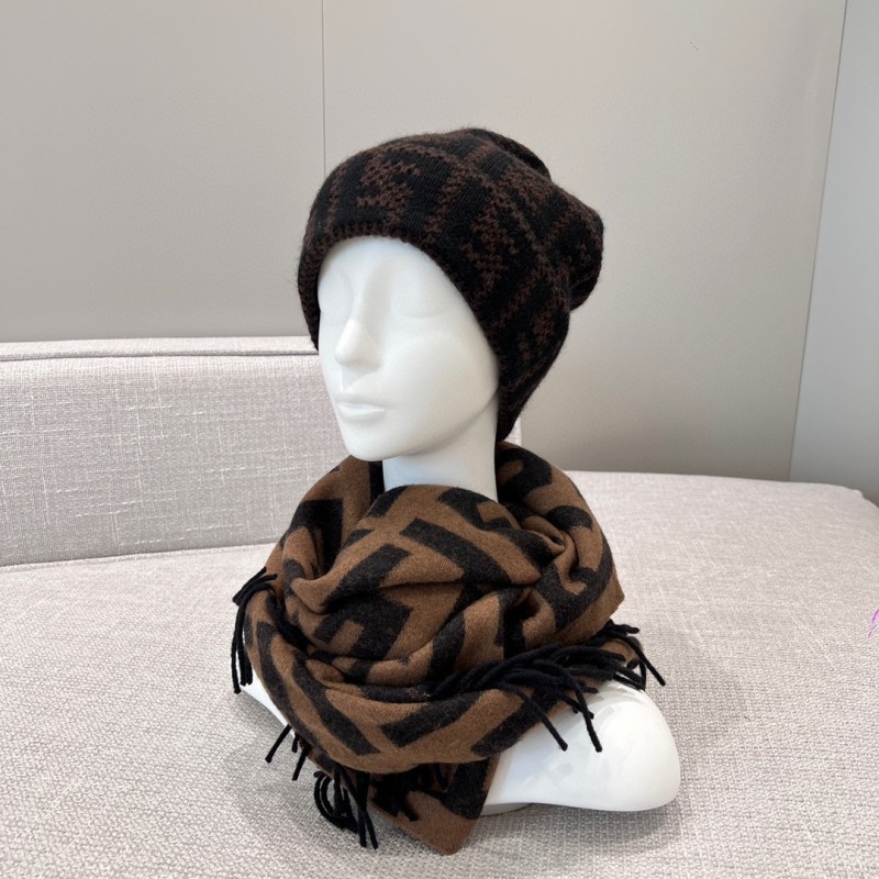 Fendi Scarf / Beanie Hat