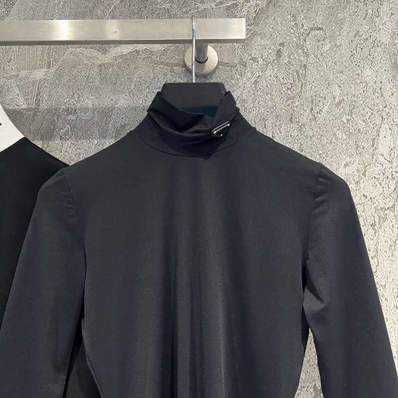 Prada Turtleneck Long Sleeves Shirt