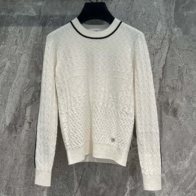 Chanel Knit Long Sleeves Shirt