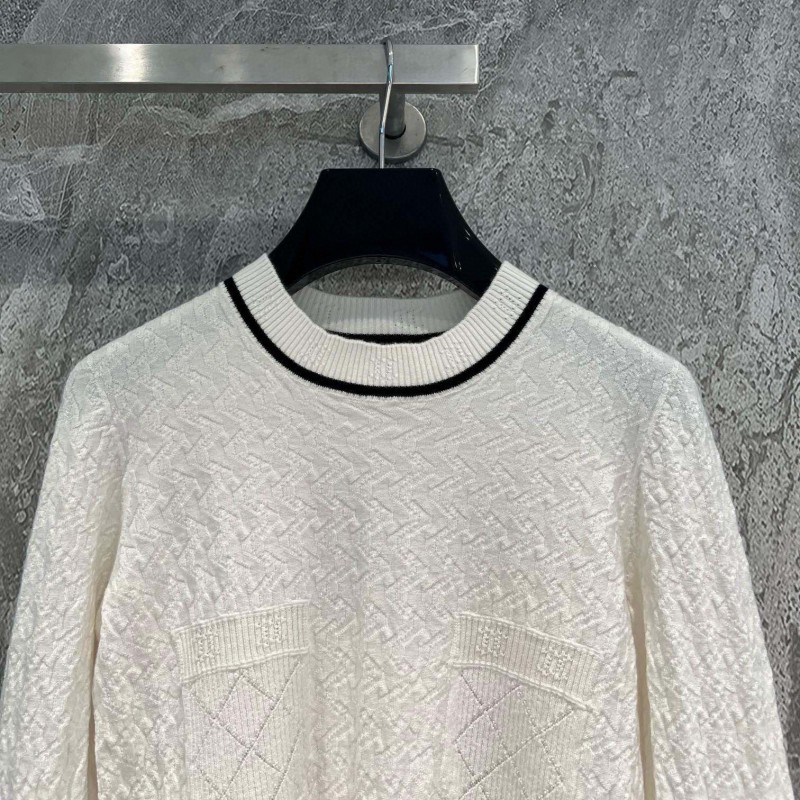 Chanel Knit Long Sleeves Shirt