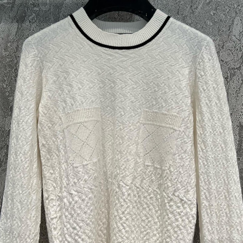 Chanel Knit Long Sleeves Shirt