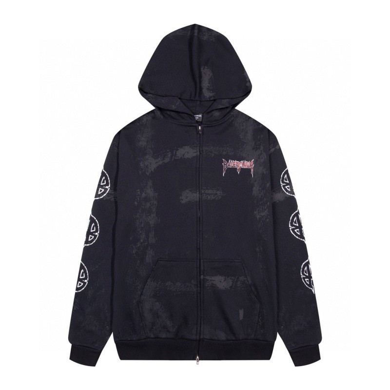 Balenciaga Unisex Zipper Hoodie