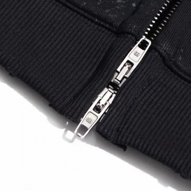 Balenciaga Unisex Zipper Hoodie