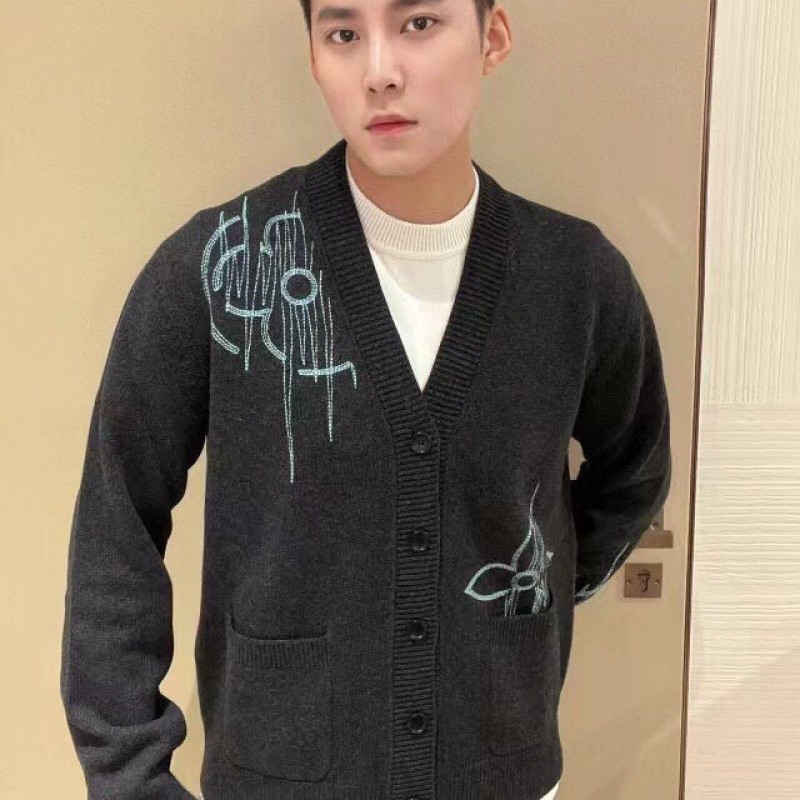 LV Unisex Wool Cardigan