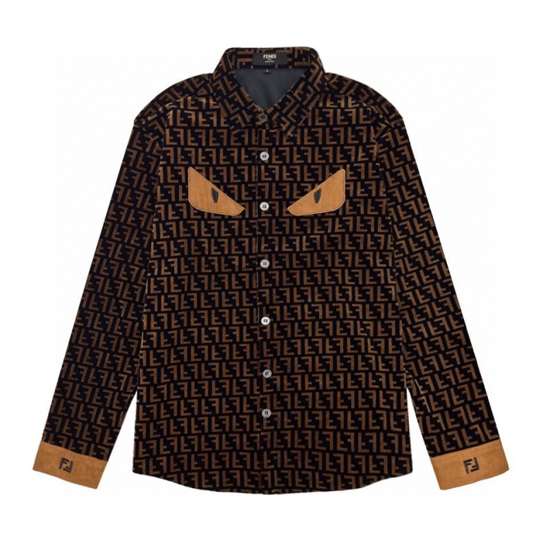 Fendi Unisex Long Sleeves Shirt