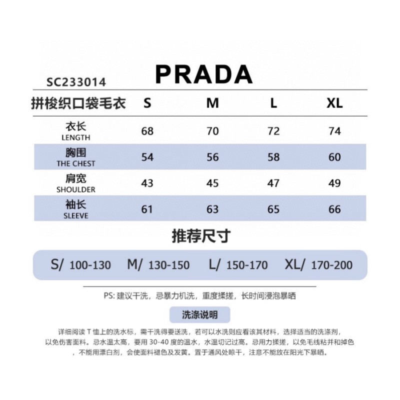 Prada Unisex Sweater