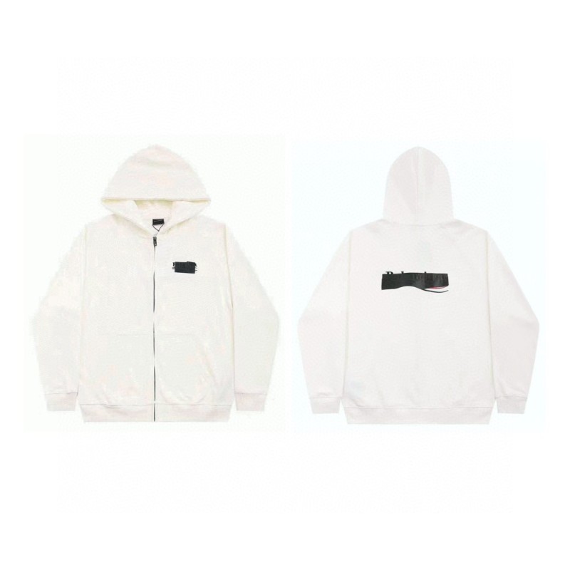 Balenciaga Unisex Zipper Hoodie