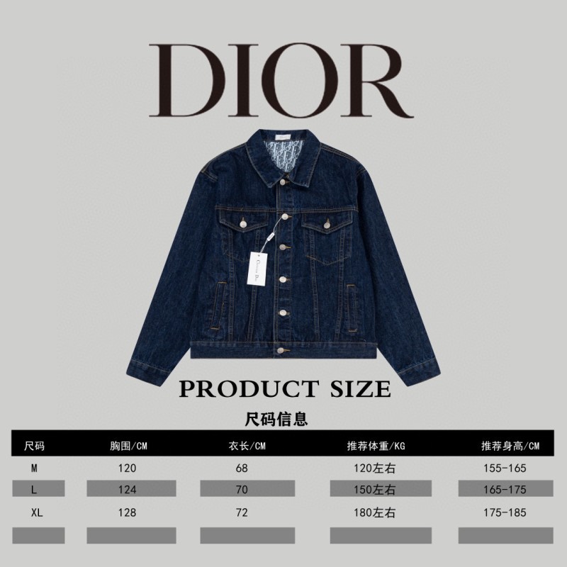 Dior Unisex Denim Jacket