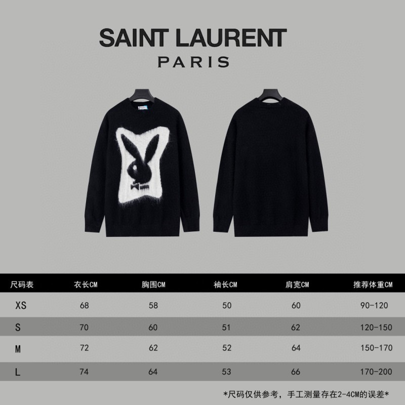 YSL Unisex Mohair Sweater