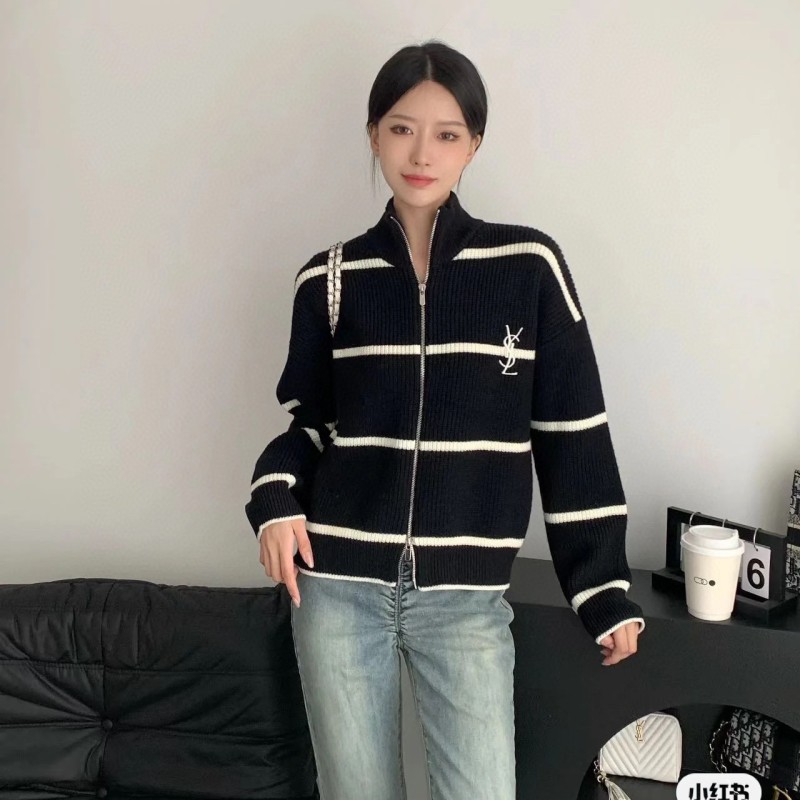 YSL Zipper Sweater