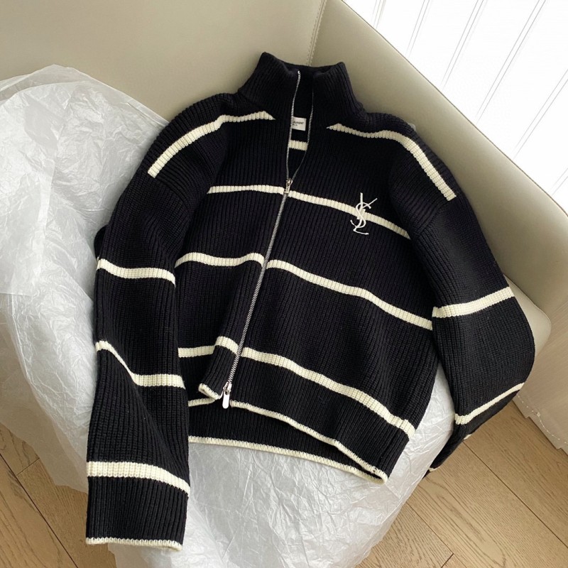 YSL Zipper Sweater