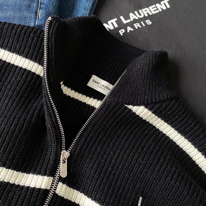 YSL Zipper Sweater