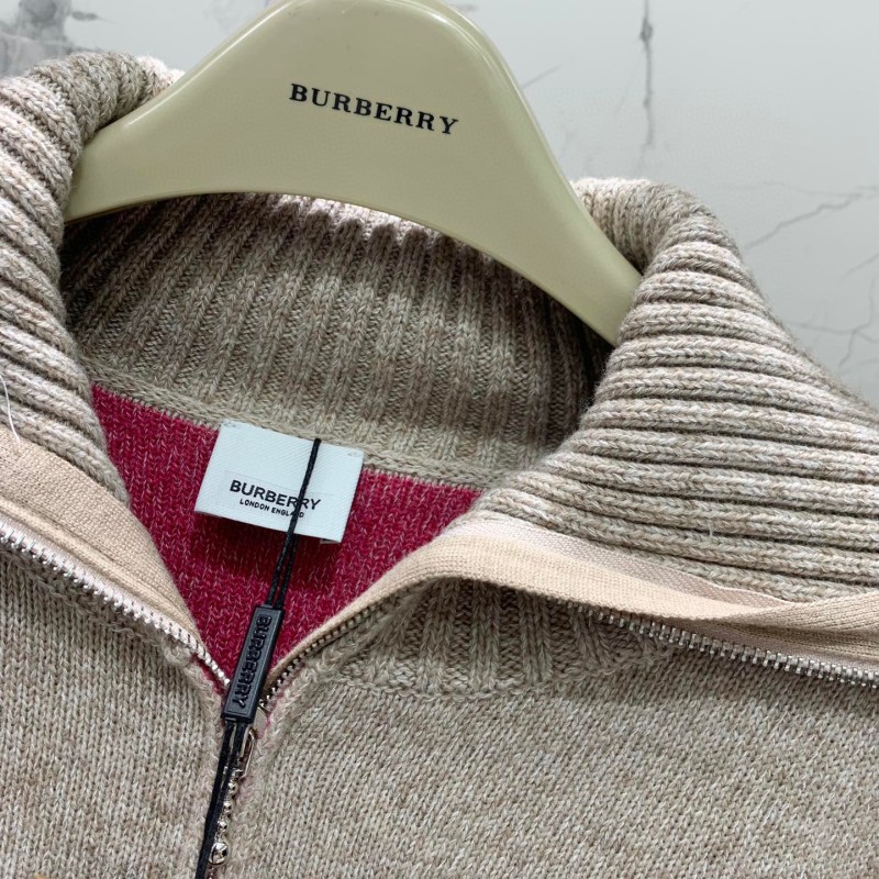 Burberry Knit Zipper Cardigan