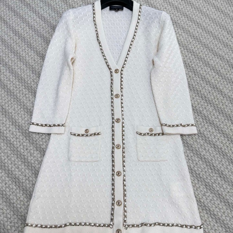 Chanel Cashmere Shirt Dress