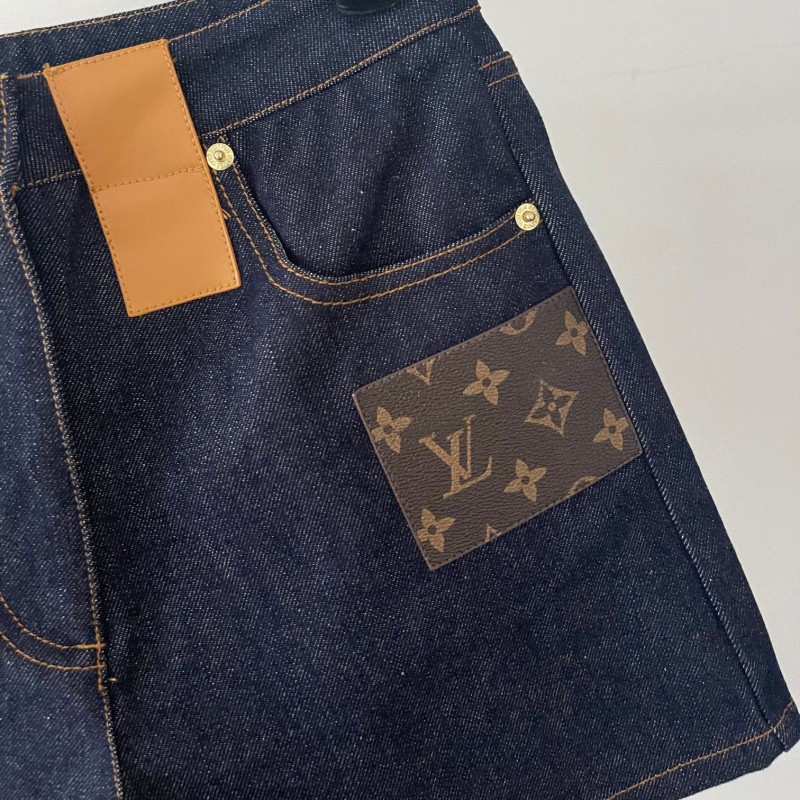 Lv Denim Shorts