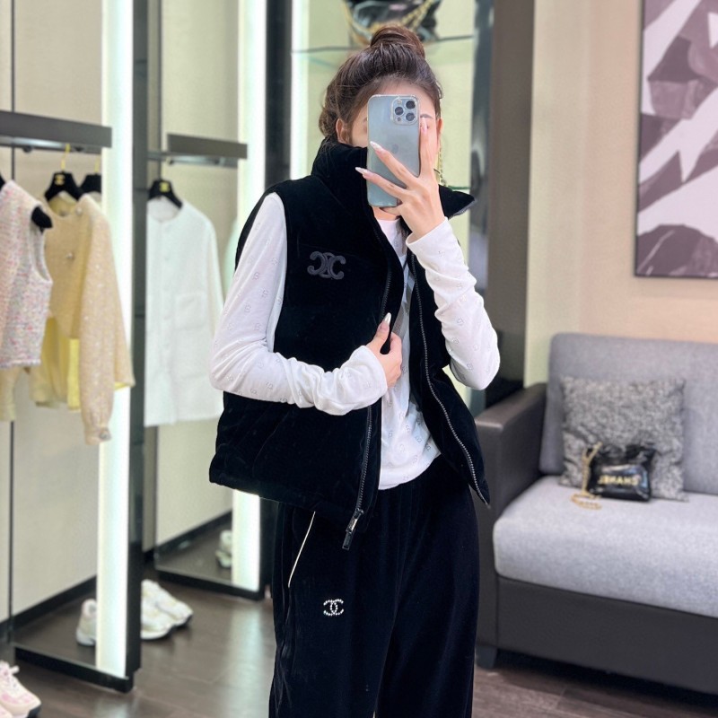 Celine Velvet Vest