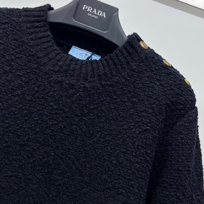 Prada Shoulder Buckle Sweater