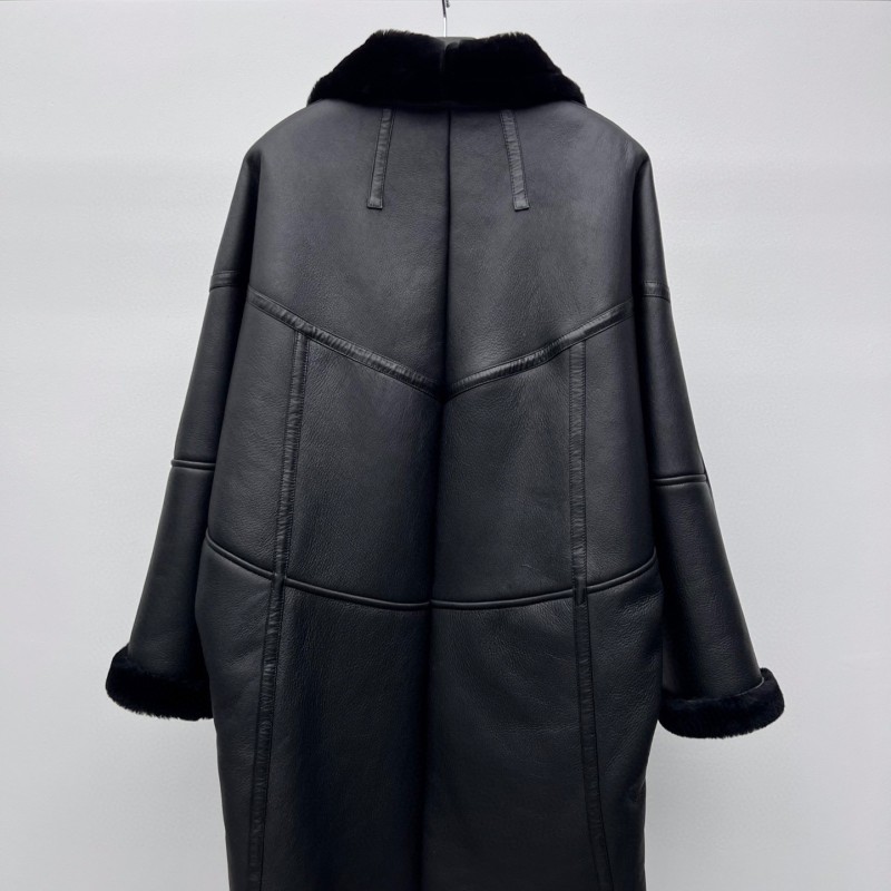 YSL Leather Cloak