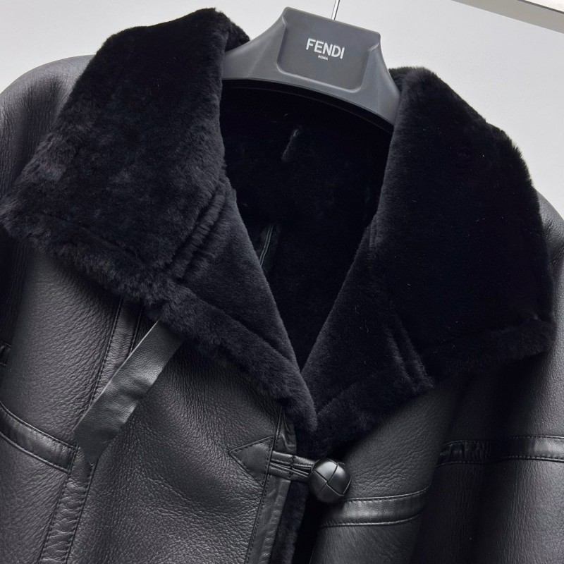 YSL Leather Cloak