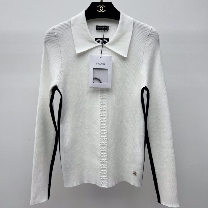 Chanel Knit Long Sleeves Shirt