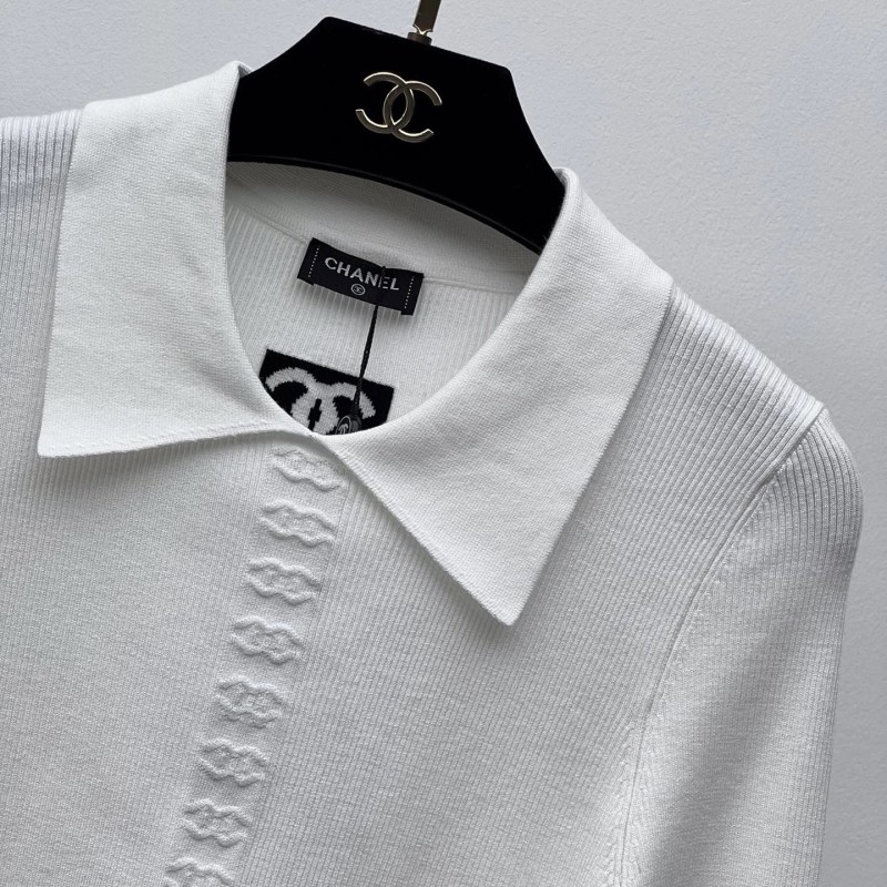 Chanel Knit Long Sleeves Shirt