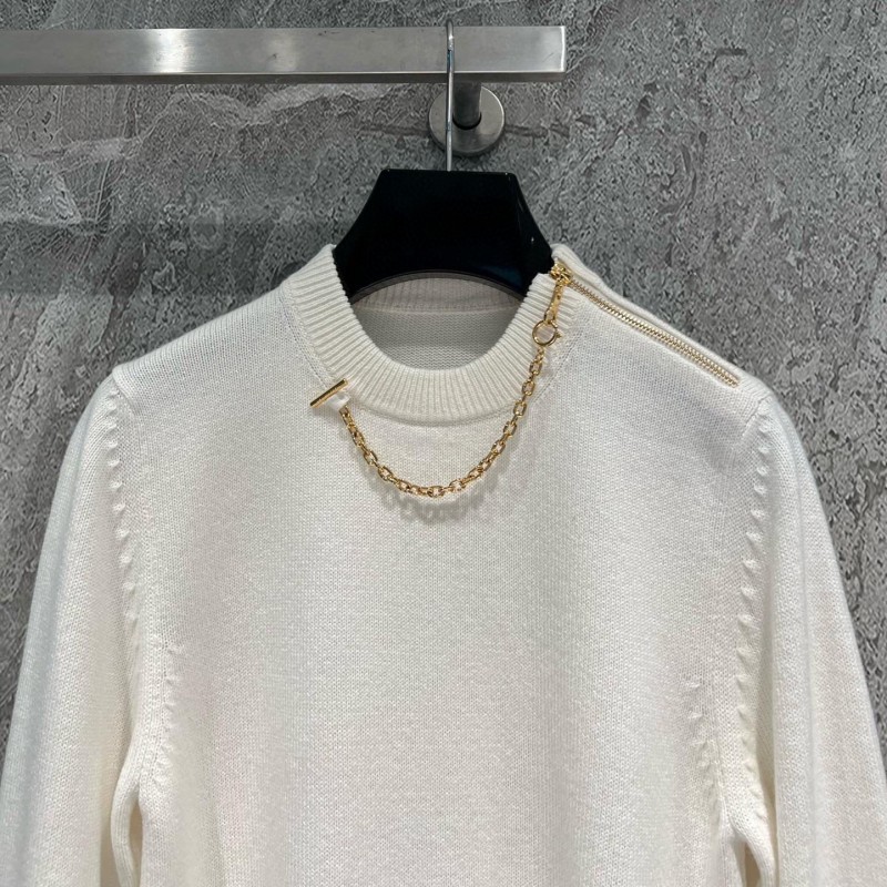 LV Shoulder Zipper Sweater