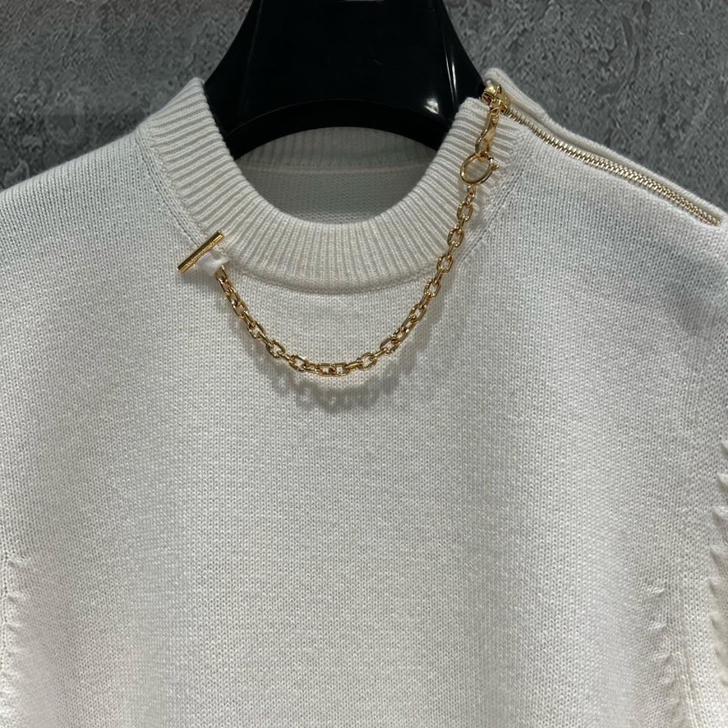 LV Shoulder Zipper Sweater