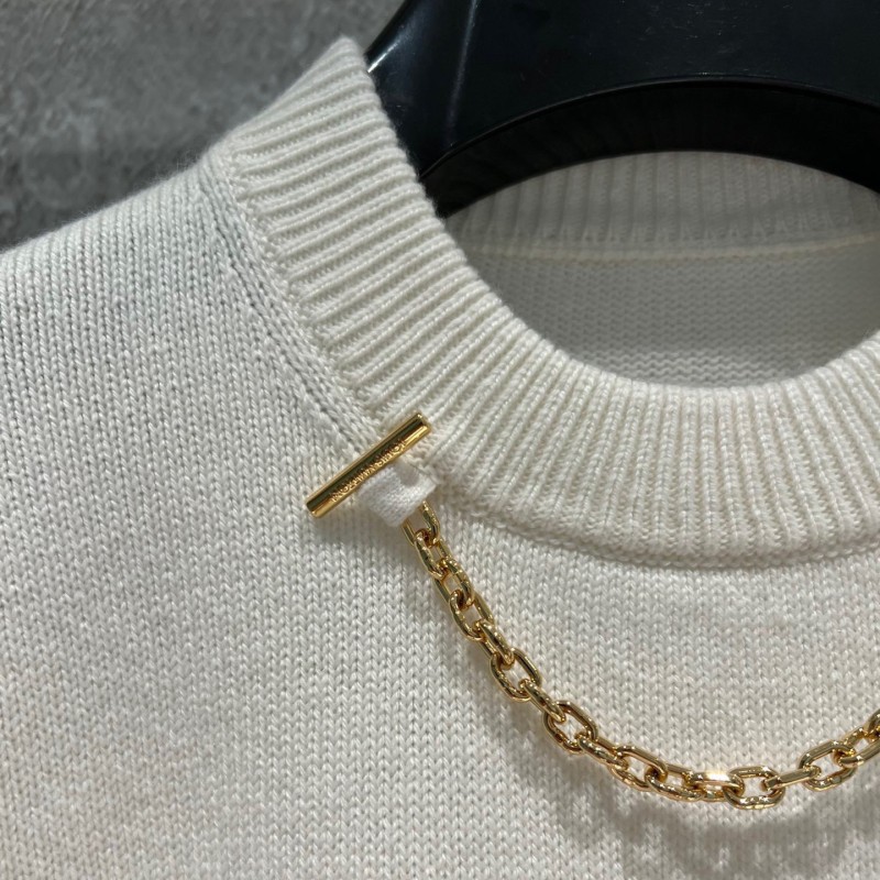 LV Shoulder Zipper Sweater