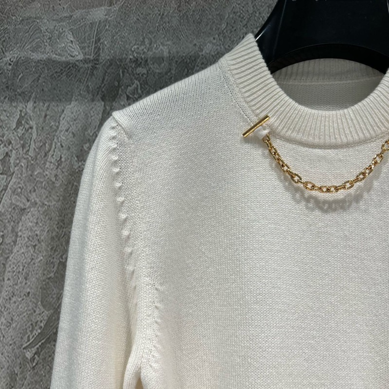 LV Shoulder Zipper Sweater