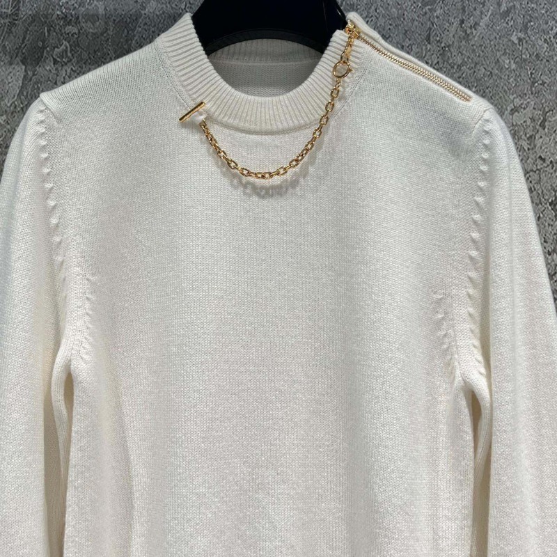 LV Shoulder Zipper Sweater