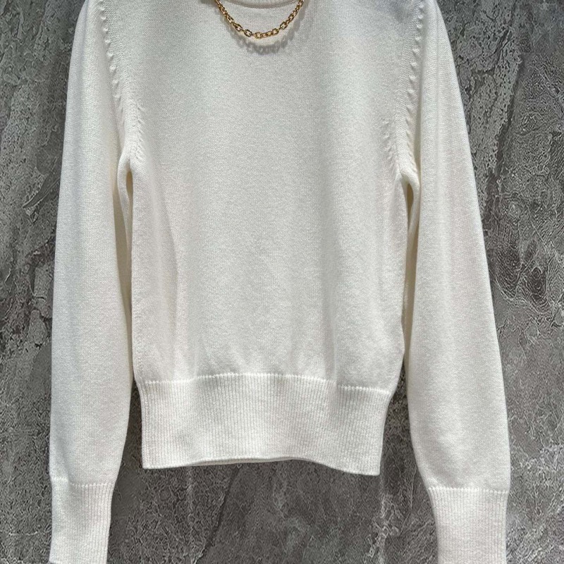 LV Shoulder Zipper Sweater