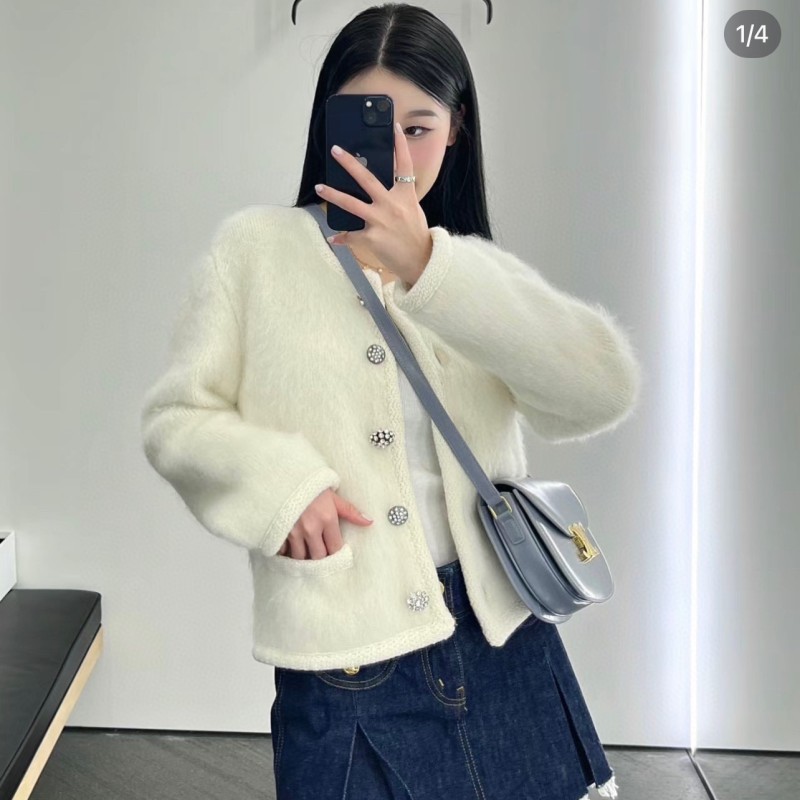 Celine Mohair Cardigan Jacket