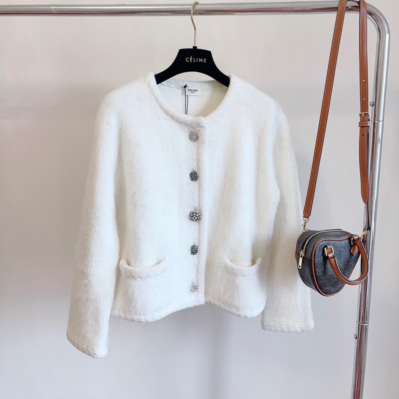 Celine Mohair Cardigan Jacket