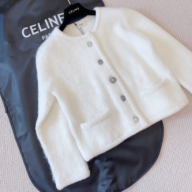 Celine Mohair Cardigan Jacket