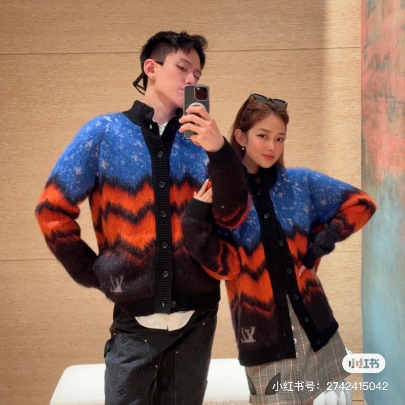 LV Unisex Knit Cardigan