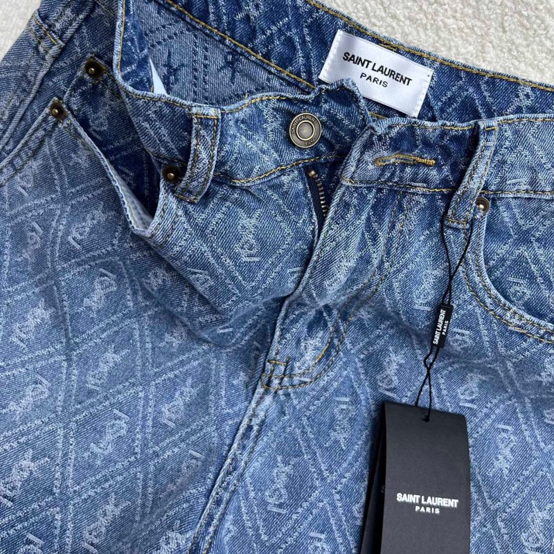 YSL Denim Shorts