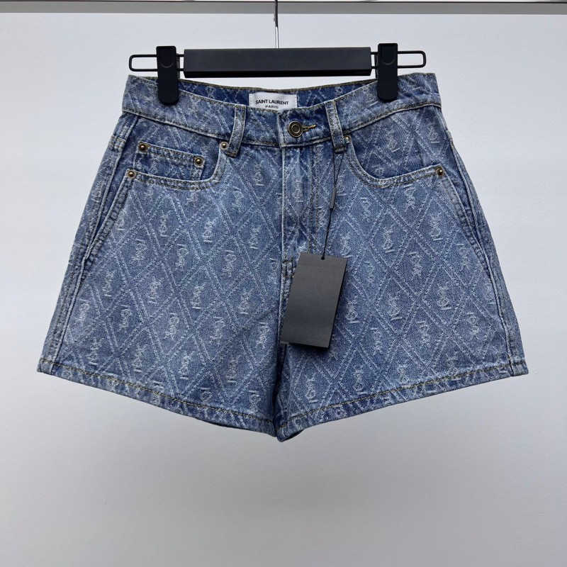 YSL Denim Shorts