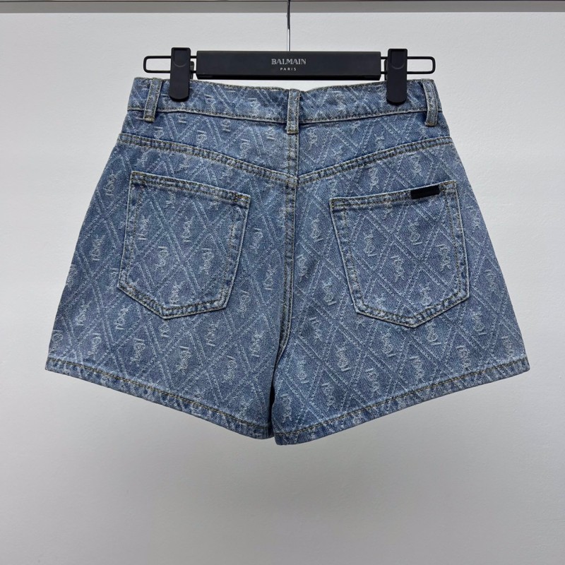 YSL Denim Shorts