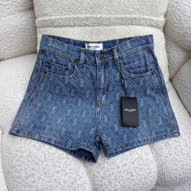 YSL Denim Shorts