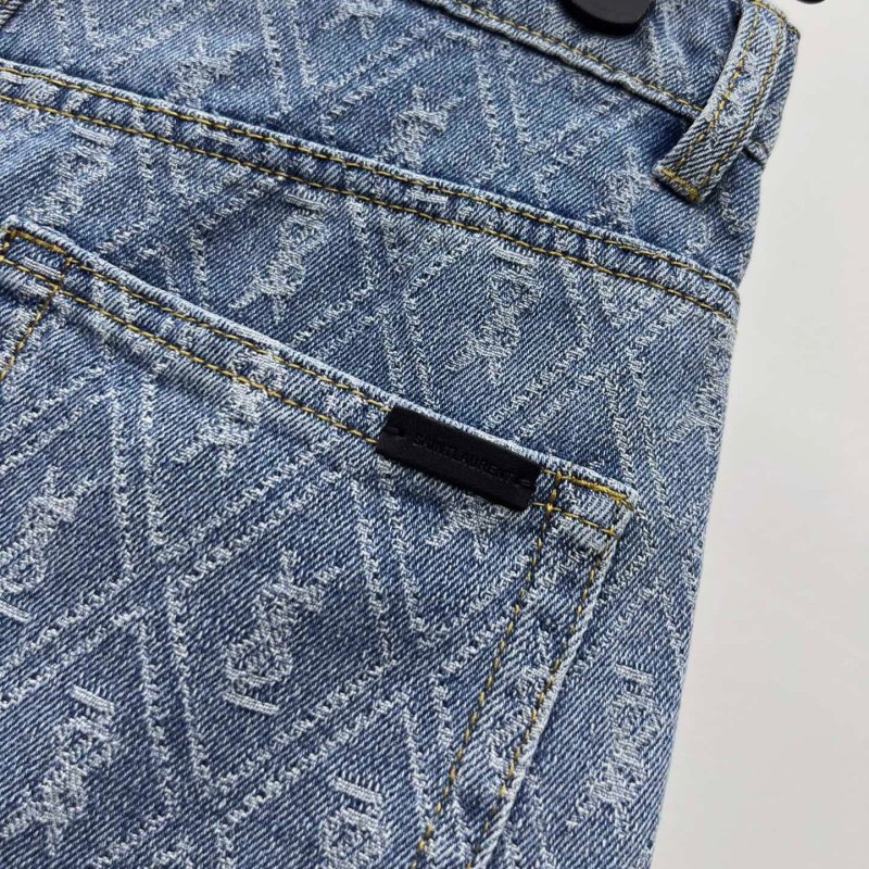 YSL Denim Shorts