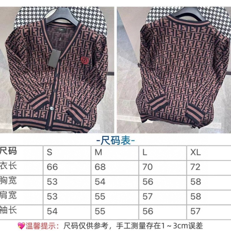 Fendi Unisex Cardigan