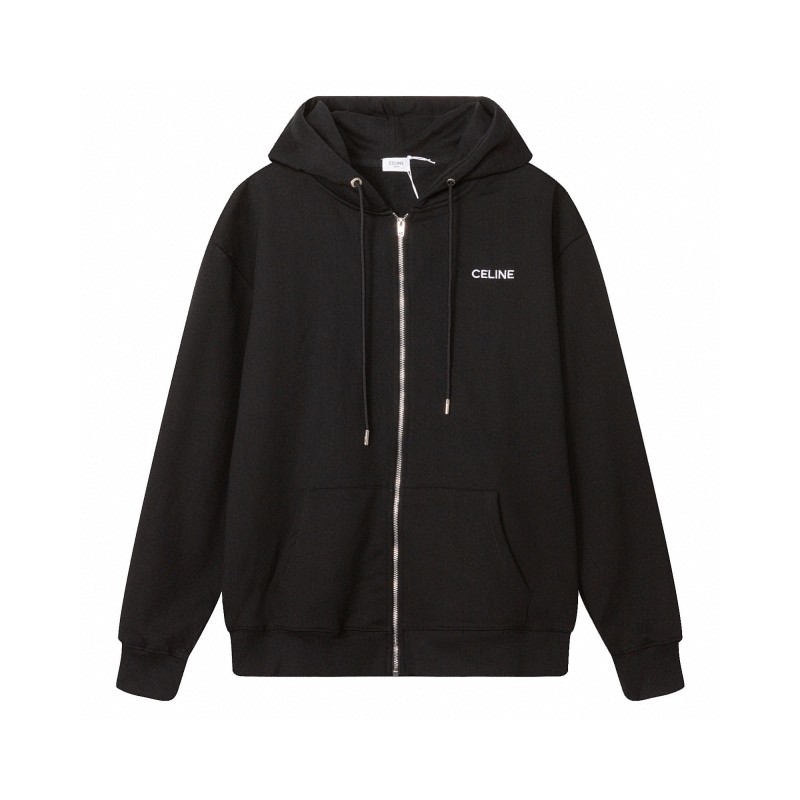 Celine Unisex Zipper Hoodie